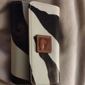 Dooney & Bourke Zebra Flap Wallet